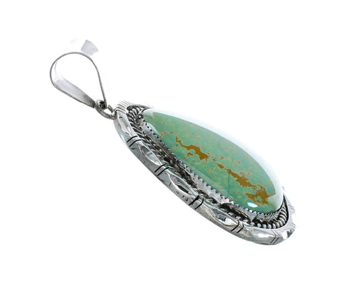 Navajo Native American Turquoise Sterling Silver Pendant NN20077